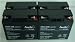 Apc Rbc11-kit 12v 22ah (4) Replacement Batteries For Smart Ups Series By Powerstar