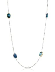 GURHAN "Surf" Silver and Gold Double Sided Paua Shell Necklace