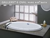 Gallery Oval 6 Pure Air Tub Jacuzzi 72 L x 42 W x 20 1/2H