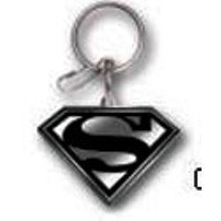  Superman Silver Key Chain.