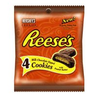 Childrens Toyshop  Gourmet Food : Reeses Milk Chocolate Cookies with Peanut Butter - 2 Oz, 12 Ea