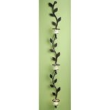 Review Maxam  / Luca Bella HomeÃ´ 3pc Rustic Leaf Multi-Chain Wrought Iron Sconces