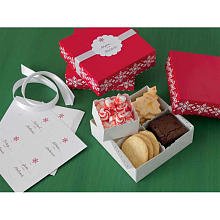 Martha Stewart Crafts Holiday Snowflake Compartment Treat Box