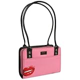 Nuo Tech  Chloe Dao Mobile Tech Handbag: Pattern Pink Lips