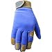 Wells Lamont 1037L Ultra Comfort Leather with Spandex Back, Womens Gardening Glove, Large