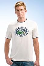 Short Sleeve Active Circular Distressed Logo T-Shirt