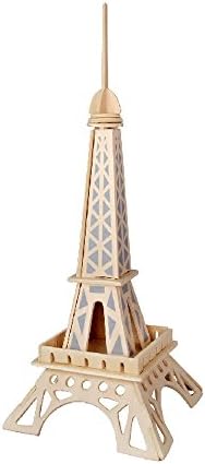 BUYBEST 3D Jigsaw Woodcraft Kit Wooden Puzzle - Eiffel Tower