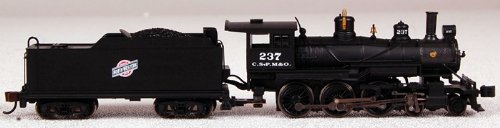 Bachmann Industries Baldwin 4-6-0 Steam Locomotive - Chicago Northwestern 237 N Scale - DCC on Board