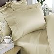 Rayon from BAMBOO Sheet Set - Queen Size Ivory 800 Thread Count Cotton 4 PIECE Bed Sheet Set (Deep Pocket)