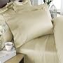 Rayon from BAMBOO Sheet Set - Full Size Ivory 300 Thread Count Cotton Sheet Set (Deep Pocket)