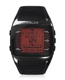 Polar FT60G1 Men's Heart Rate Monitor Watch with G1 GPS Sensor (Black with Red Display)