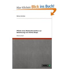 Pflicht eines Markenherstellers zur Belieferung von Online-Shops