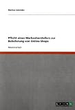 Pflicht eines Markenherstellers zur Belieferung von Online-Shops