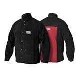 Lincoln Electric K2989 Heavy Duty Leather Welding Jacket XL