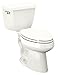 Read Kohler K-3591-96 Portrait Elongated Toilet with Left-Hand Trip Lever, Less Seat, Biscuit Details Kohler K-3591-96 Portrait Elongated Toilet with Left-Hand Trip Lever, Less Seat, Biscuit