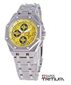 Smith & Wesson Diplomat Watch Tritium 37MM Titanium Chronograph Yellow - Smith & Wesson SWW-93T-YLW