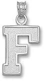 Florida Gators Solid Sterling Silver Block ''F'' 5/8'' Pendant