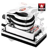 Flat Bed Orbital Air Sander with Counter-Balanced Drive Shaft