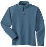 NEW Port Authority Signature - Activo 1/4 Zip Microfleece Riviera Blue-L