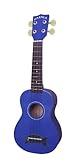 Kala Makala MK-SD/MBL Dolphin Bridge Soprano Ukulele, Metallic Blue