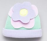 Mullins Square Mint Flower Fleece Hat by Mullins Square