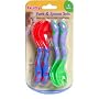 Nuby Toddler Fork & Spoon Set - 4pk