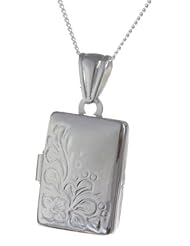 Classical 925 Sterling Silver Women Locket - 29mm*15mm, 6 Grams