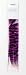 2 x 1 wilde Neon Clip-In Strähne, Zweifarbig: Lila & Schwarz/ Highlight Punk/ EMO/ Goth 3030-HW2-Pu