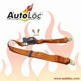 2 Point Orange Lap Seat Belt (1 Belt) Safety Seat Belts