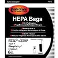 Envirocare riccar/simplicity type F bags for riccar supralite/simplicity freedom
