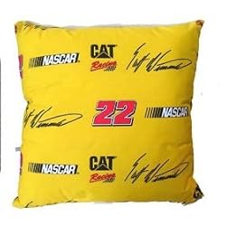 NASCAR #22 CAT throw pillow