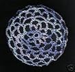 Ocean Multi Hair Net Crocheted Hair Bun Cover- LARGE