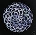 Ocean Multi Hair Net Crocheted Hair Bun Cover- LARGE