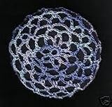 Ocean Multi Hair Net Crocheted Hair Bun Cover- LARGE