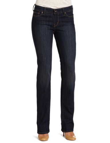 Levi's Misses Classic Slight Curve ID Straight Jean, Worn Rigid, 6 M