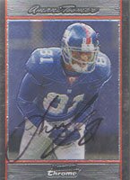 Amani Toomer, New York Giants, 2007 Bowman Chrome Autographed Card