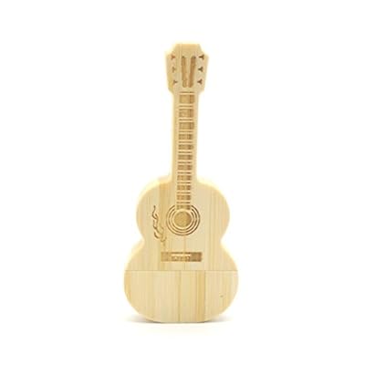 Quace 4 GB Wooden Guitar Fancy USB Pen Drive