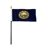 New Hampshire Flag 4 x 6 inch