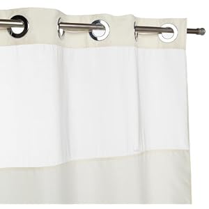 Hookless Mystery 71-Inch-by 74-Inch Shower Curtain