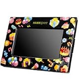 Hannspree SD80M7MB 8-Inch LCD 256MB SD/SDHD/MMC/MS-Pro/MS/XD/CF USB 2.0 Ceramic Digital Photo Frame with MP3 and Video Player (Ocean)