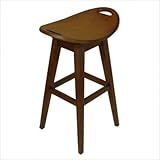 Thoroughbred 32" Backless Swivel Bar Stool in Cherry
