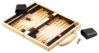 Happy People 61821 - Happy People Backgammonkoffer Holz Preisvergleich