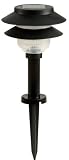 Woods Industries 95888 Moonrays Ashbury 8-pack of Black Solar Plastic Fixtures