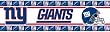 New York Giants Wall Border