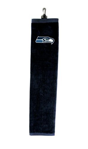 Seattle Seahawks Embroidered Tri-Fold Golf Towel