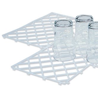 Interlocking Clear Glass Mats (Pack Of Ten )
