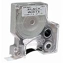 DYMO White Tape/ Black Print 1/2 Inch x 23 feet, D1 Style Cartridge (45013)