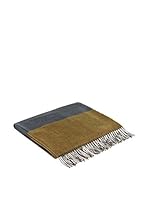 COINCASA Plaid 170 x 130 cm (Azul/Marrón Claro)