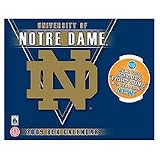 NOTRE DAME FIGHTIN' IRISH 2009 NCAA Daily Desk 6.5 x 5.25 MUSICAL BOX CALENDAR (Plays Fight Song)