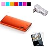 New Ipod Nano Shield Protector Cover Case Snapon for Ipod Nano 8gb 16gb 4th Generation, 5th Generation + Screen Protector + Cloth + Ipod Nano USB Home Wall Charger (5th generation, Orange)